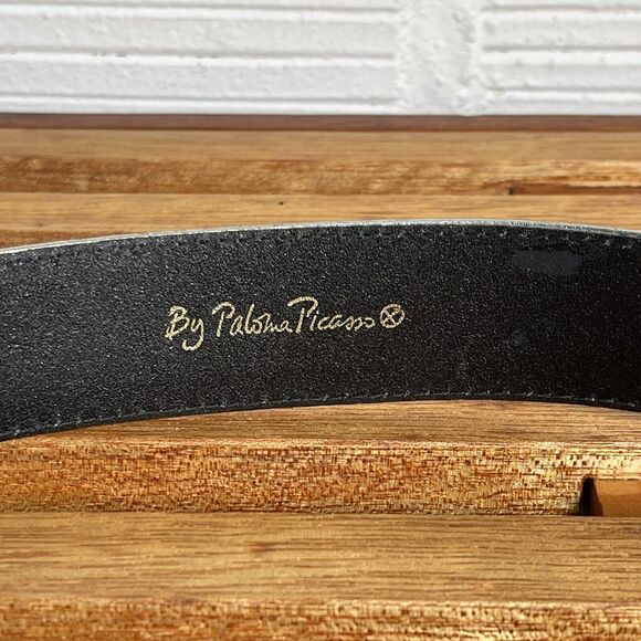 Vintage 80’s Paloma Picasso OXO Leather Belt main image 6
